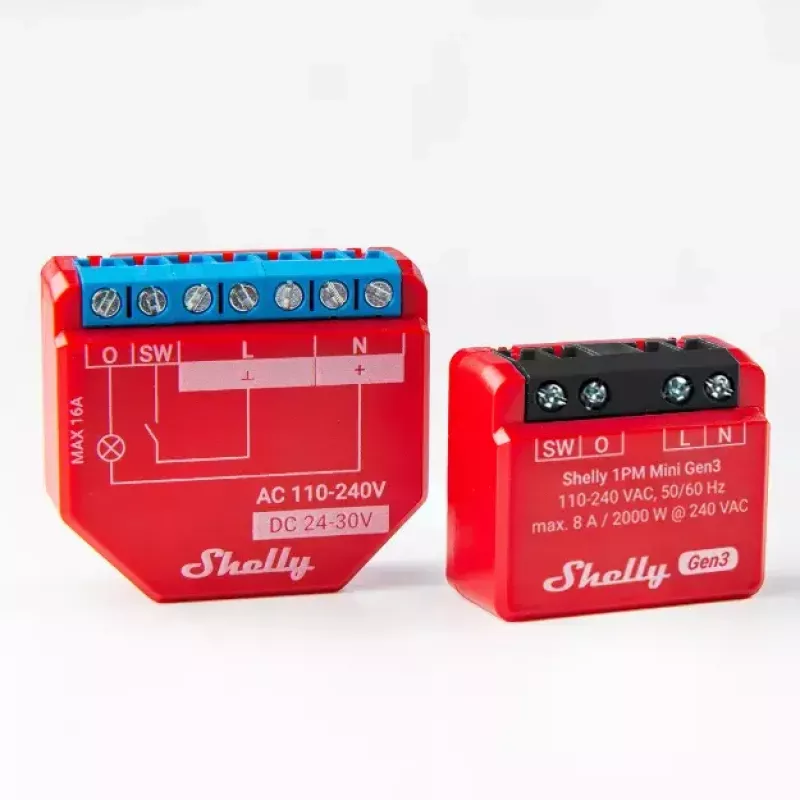 Älykytkin Shelly 1PM Mini Gen3 1P langaton 110-240V
