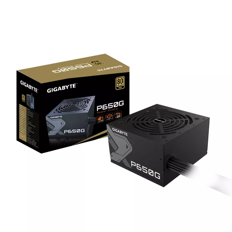 GIGABYTE GP-P650G virtalähde 650 W 20+4 pin ATX ATX musta