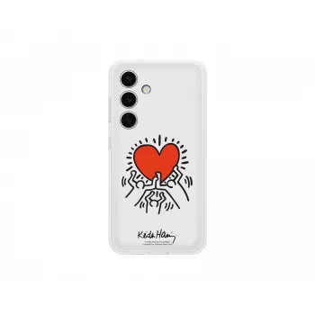 Samsung Suit Case valkoinen, suojakotelo, Samsung, Galaxy S24, 15,8 cm (6,2 tuumaa), punainen, läpinäkyvä