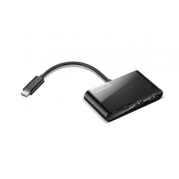 Lenovo GX91L84354 USB-keskitin USB 3.2 Gen 1 (3.1 Gen 1) Type-C 625 Mbit/s musta