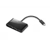 Lenovo Select GX91L84354 4-porttinen USB-C-hubi, USB 3.0, musta