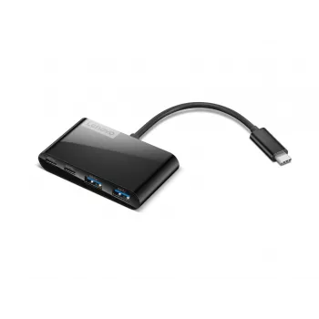 Lenovo GX91L84354 USB-keskitin USB 3.2 Gen 1 (3.1 Gen 1) Type-C 625 Mbit/s musta