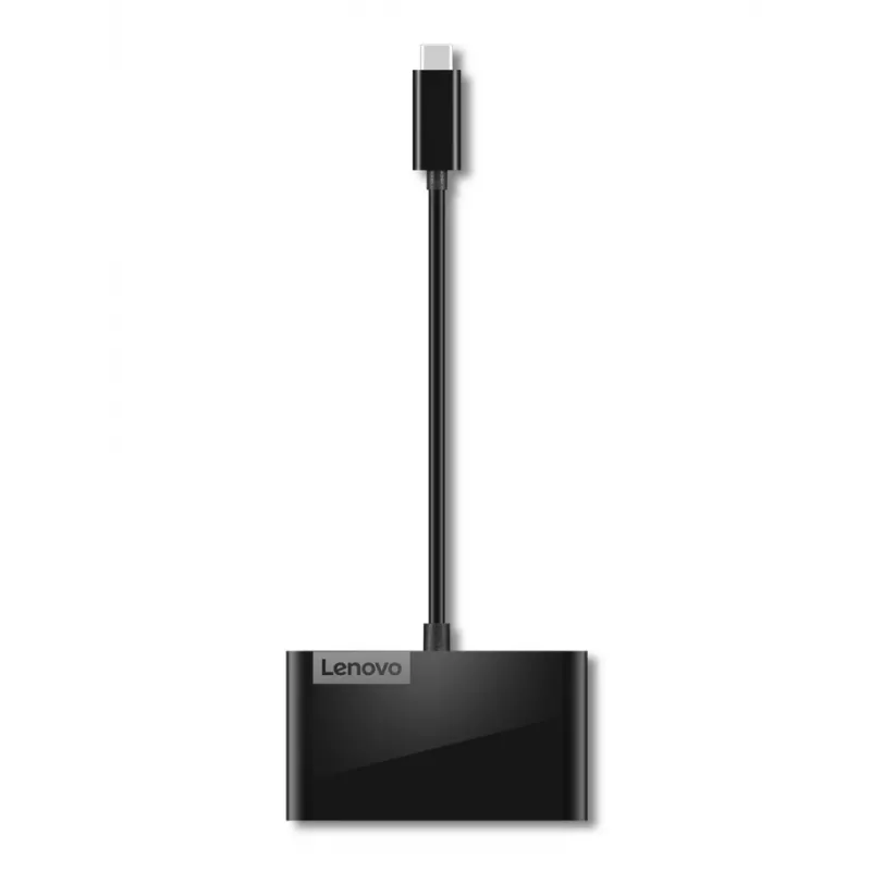 Lenovo Select GX91L84354 4-porttinen USB-C-hubi, USB 3.0, musta
