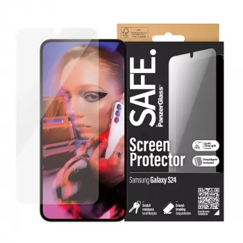 PanzerGlass SAFE. by ® näytönsuojakalvo Samsung Galaxy S24 | Ultra-Wide Fit EasyAlignerilla