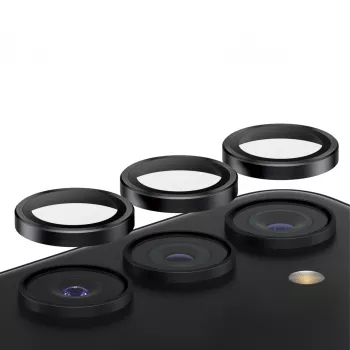PanzerGlass® Hoops® kameran linssinsuoja musta Samsung Galaxy S24 | S23 | S23+