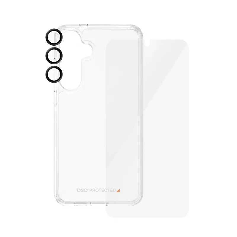 PanzerGlass® 3-in-1-suojapakkaus Samsung Galaxy S24+ | Ultra-Wide Fit EasyAlignerilla
