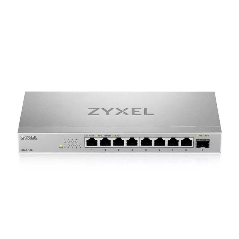 Zyxel XMG-108 hallitsematon 2.5G Ethernet (100/1000/2500) hopea