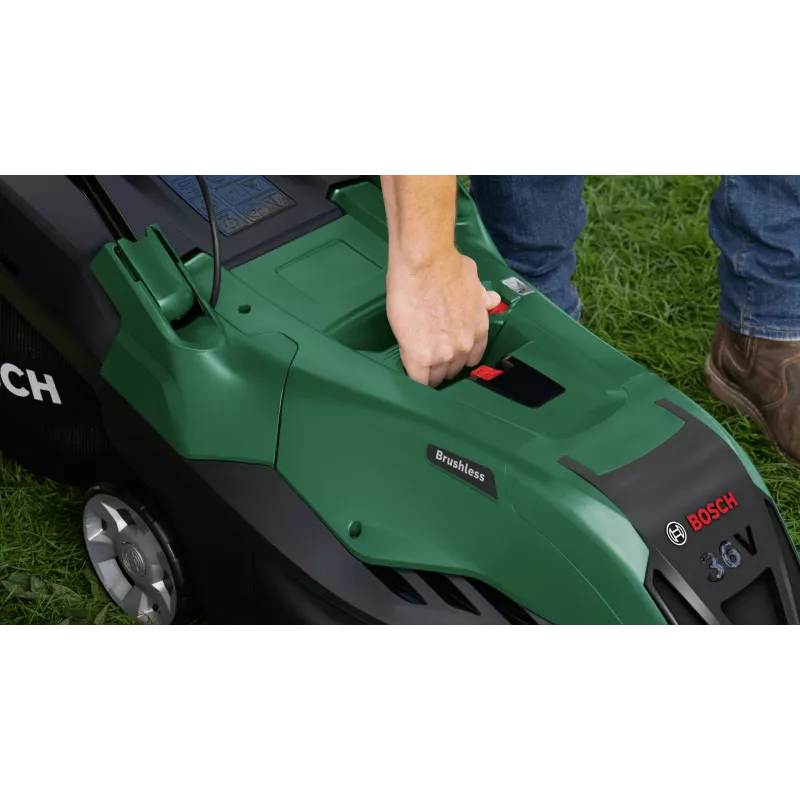 Bosch AdvancedRotak työnnettävä akkuruohonleikkuri, vihreä