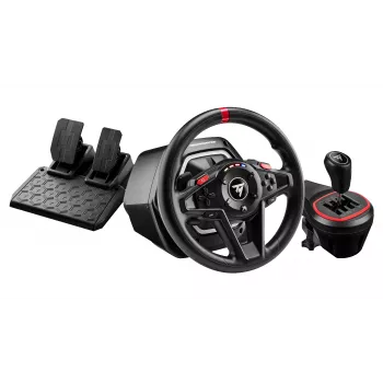 Thrustmaster T128 Shifter Pack musta USB ratti + polkimet analoginen PC, Xbox