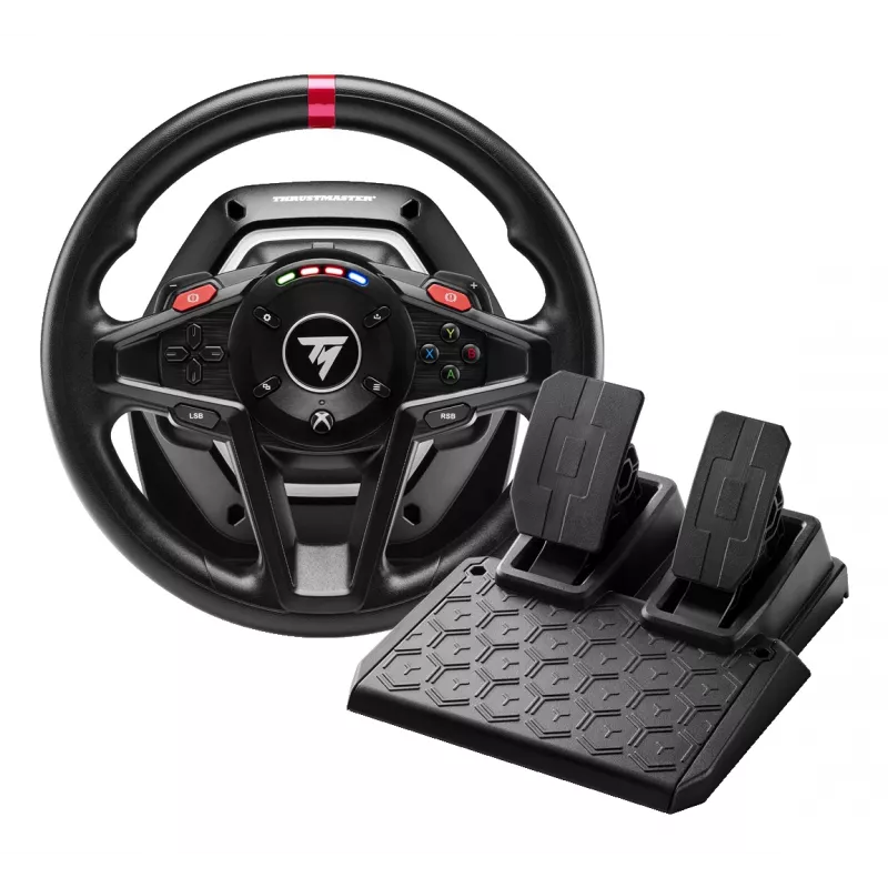 Thrustmaster T128 Shifter Pack musta USB ratti + polkimet analoginen PC, Xbox
