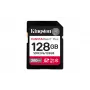 Kingston Technology 128 GB Canvas React Plus SDXC UHS-II 280R/100W U3 V60 Full HD/4K