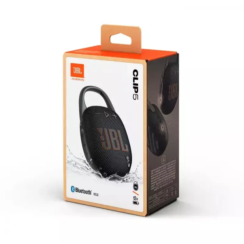 Kannettava kaiutin JBL Clip 5 musta