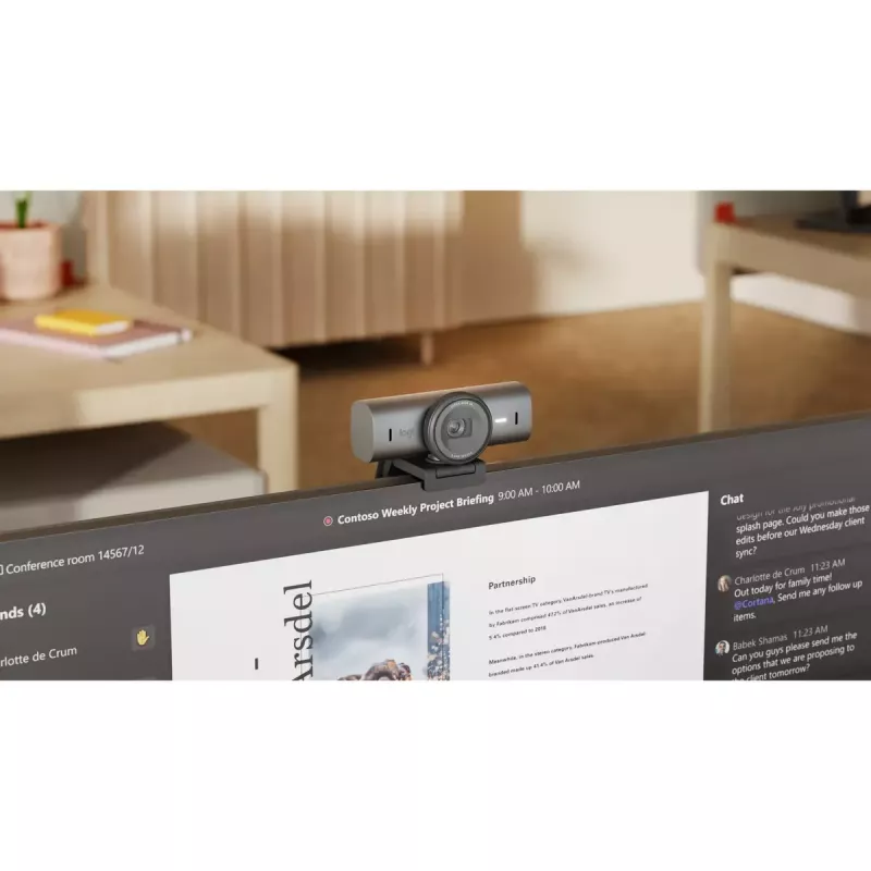 Verkkokamera Logitech MX Brio 705 8,5 MP 4K Ultra HD USB 3.2
