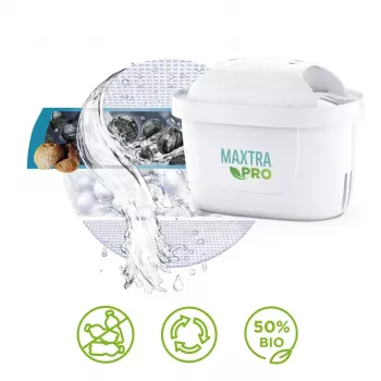 Vesifiltteripatruunat BRITA MX+ Pro Pure Performance -vaihtosarja – 6 kpl, MAXTRA-teknologia, 150 l kapasiteetti, 1 kuukauden käyttöikä
