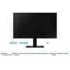 24 inch Quad HD LCD -näyttö Samsung S60UD LS24D600UAUXEN — 2560×1440, IPS, 5 ms, USB-C PD 90W, USB 3.2 -keskitin, VESA