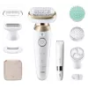 Braun Silk-epil 9 Flex SkinSpa 9-481 epilaattori, kulta/valkoinen