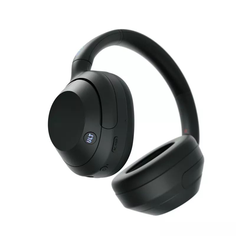 Headset Sony ULT WEAR monaural USB/Bluetooth 5.2, ANC, 30–50 h akku, 3,5 mm, USB‑C-lataus, 255 g