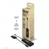Club3D CSV-1548 USB-C-keskitin, 4x USB-C 10 Gbps, 100W PD, musta