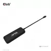 Club3D CSV-1548 USB-C-keskitin, 4x USB-C 10 Gbps, 100W PD, musta