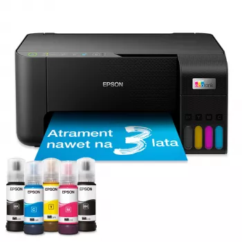 Monitoiminen mustesuihkutulostin Epson EcoTank L3270, A4, väri, 5760x1440 DPI, Wi‑Fi, 33 ppm (musta)