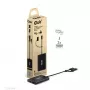 Videosplitter Club 3D CSV-1478 USB Type-C (USB-A-sovittimella) kahteen DisplayPort 4K60Hz, musta
