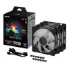 ASUS TUF GAMING TR120 ARGB 3IN1 musta tietokonekotelon ilmajäähdytin 12 cm