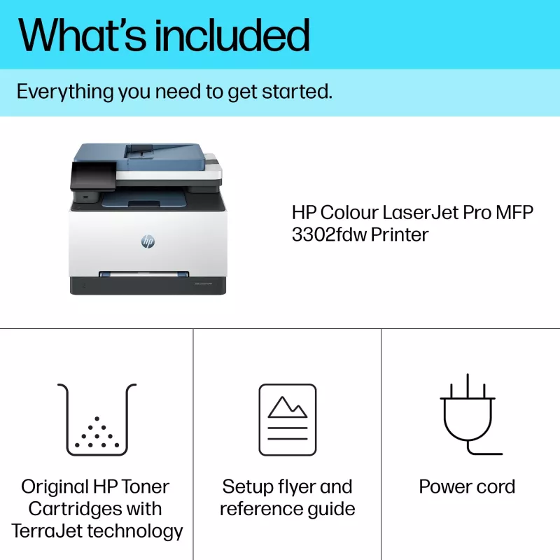 Monitoimitulostin HP Color LaserJet Pro MFP 3302fdw lasertulostin väri