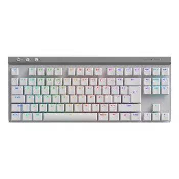 Näppäimistö Logitech G G515 Gaming USB RF Wireless Bluetooth QWERTY US International valkoinen
