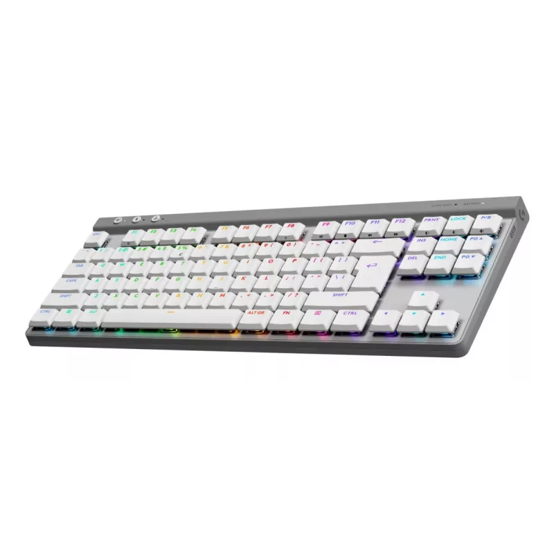 Näppäimistö Logitech G G515 Gaming USB RF Wireless Bluetooth QWERTY US International valkoinen