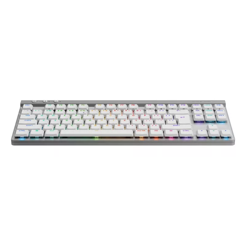 Näppäimistö Logitech G G515 Gaming USB RF Wireless Bluetooth QWERTY US International valkoinen