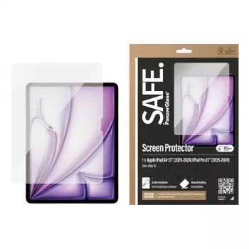 PanzerGlass SAFE. by ® näytönsuojakalvo iPad Air 13'' (2024-2026) |iPad Pro 13'' (2024-2025) | Ultra-Wide Fit