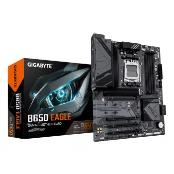 Emolevy GIGABYTE B650 EAGLE ATX, AMD B650-piirisarja, kanta AM5, DDR5, 4x DIMM, 3x M.2, PCIe 5.0 x16