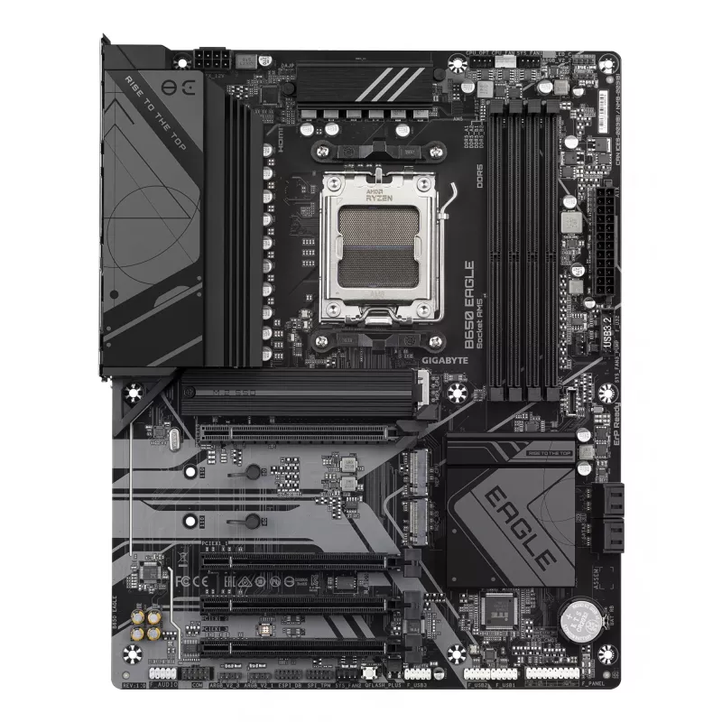 Emolevy GIGABYTE B650 EAGLE ATX, AMD B650-piirisarja, kanta AM5, DDR5, 4x DIMM, 3x M.2, PCIe 5.0 x16