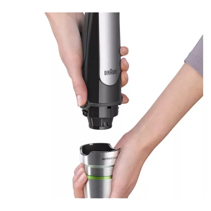 Braun MQ 7035X 0,6 L sauvasekoitin 1000 W musta, satiinitteräs