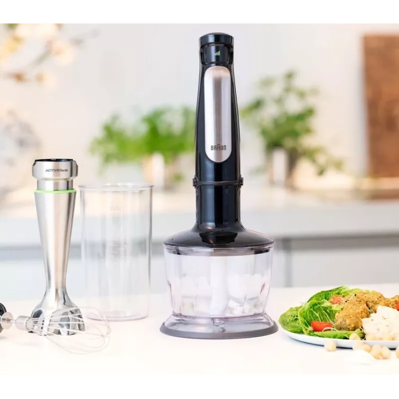 Braun MQ 7035X 0,6 L sauvasekoitin 1000 W musta, satiinitteräs