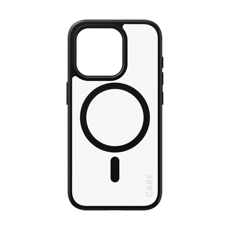 PanzerGlass CARE™ by ® Urban Combat Case läpinäkyvä mustalla MagSafe-yhteensopivuudella iPhone 15 Pro