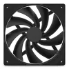 NZXT jäähdytystuuletin F140q 140mm musta Quiet Airflow