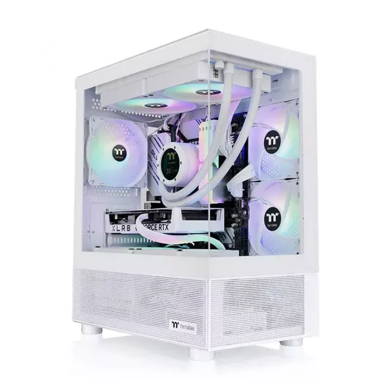 PC-kotelo Thermaltake View 170 TG ARGB Snow Micro Tower valkoinen