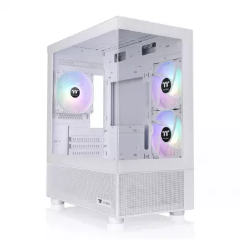 PC-kotelo Thermaltake View 170 TG ARGB Snow Micro Tower valkoinen