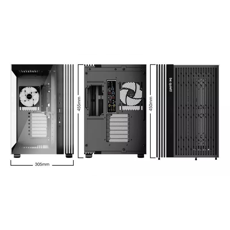 PC-kotelo be quiet! LIGHT BASE 600 LX Midi Tower musta