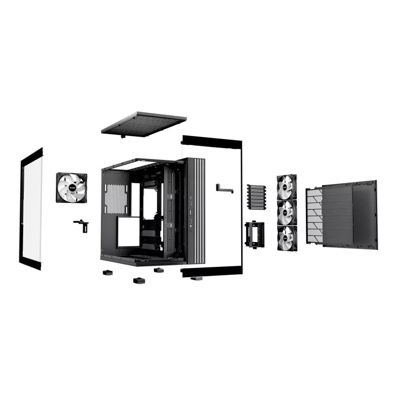 PC-kotelo be quiet! LIGHT BASE 600 LX Midi Tower musta