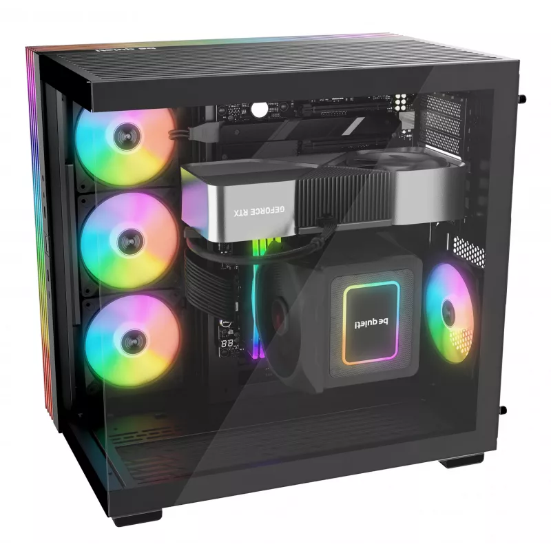 PC-kotelo be quiet! LIGHT BASE 600 LX Midi Tower musta