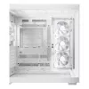 be quiet! Light Base 600 DX BGW66 Midi Tower -tietokonekotelo, ATX/micro-ATX/Mini-ITX, karkaistu lasia oleva sivupaneeli, ARGB, USB-C, valkoinen