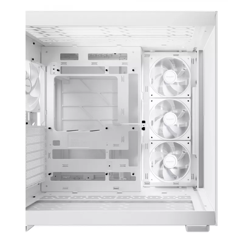 be quiet! Light Base 600 DX BGW66 Midi Tower -tietokonekotelo, ATX/micro-ATX/Mini-ITX, karkaistu lasia oleva sivupaneeli, ARGB, USB-C, valkoinen