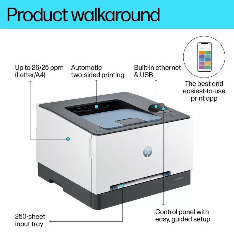 HP Color LaserJet Pro 3202dn, laser, väri, 600 x 600 DPI, A4, 25 sivua/min, kaksipuolinen tulostus