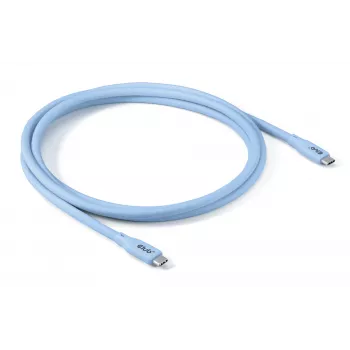 CLUB3D USB-C-kaapeli sininen, 2 m, USB-C, USB-C, USB4 Gen 2x2, 20 Gbit/s, sininen