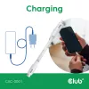 USB-C-kaapeli CLUB3D CAC-3001 2 m USB4 Gen 3x2 valkoinen