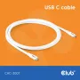 USB-C-kaapeli CLUB3D CAC-3001 2 m USB4 Gen 3x2 valkoinen