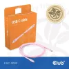 USB-C-kaapeli CLUB3D CAC-3002 2 m USB4 Gen 3x2 pinkki