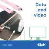 USB-C-kaapeli CLUB3D CAC-3002 2 m USB4 Gen 3x2 pinkki